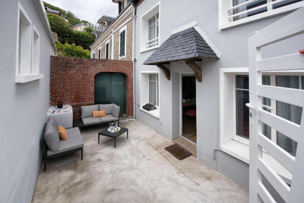 L'Ancre Des Falaises - Maison Vue Mer & A 50M Plage 埃特勒塔 外观 照片